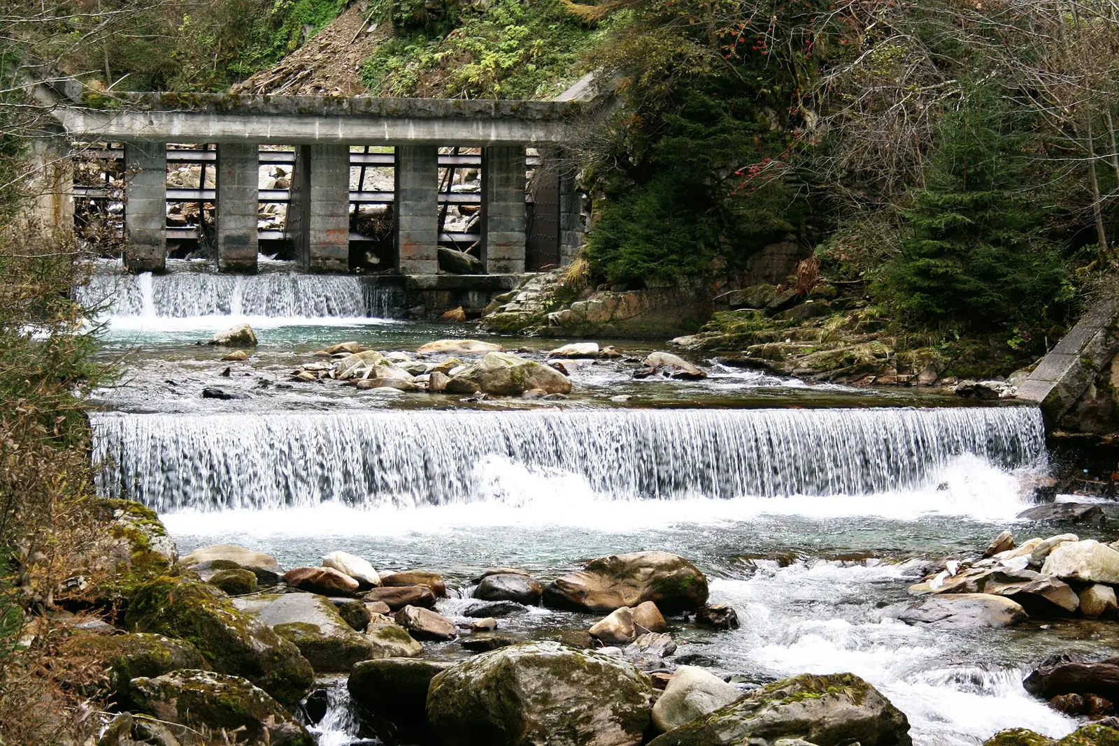 Gasteiner Ache in gorska pokrajina nad Bad Gasteinom