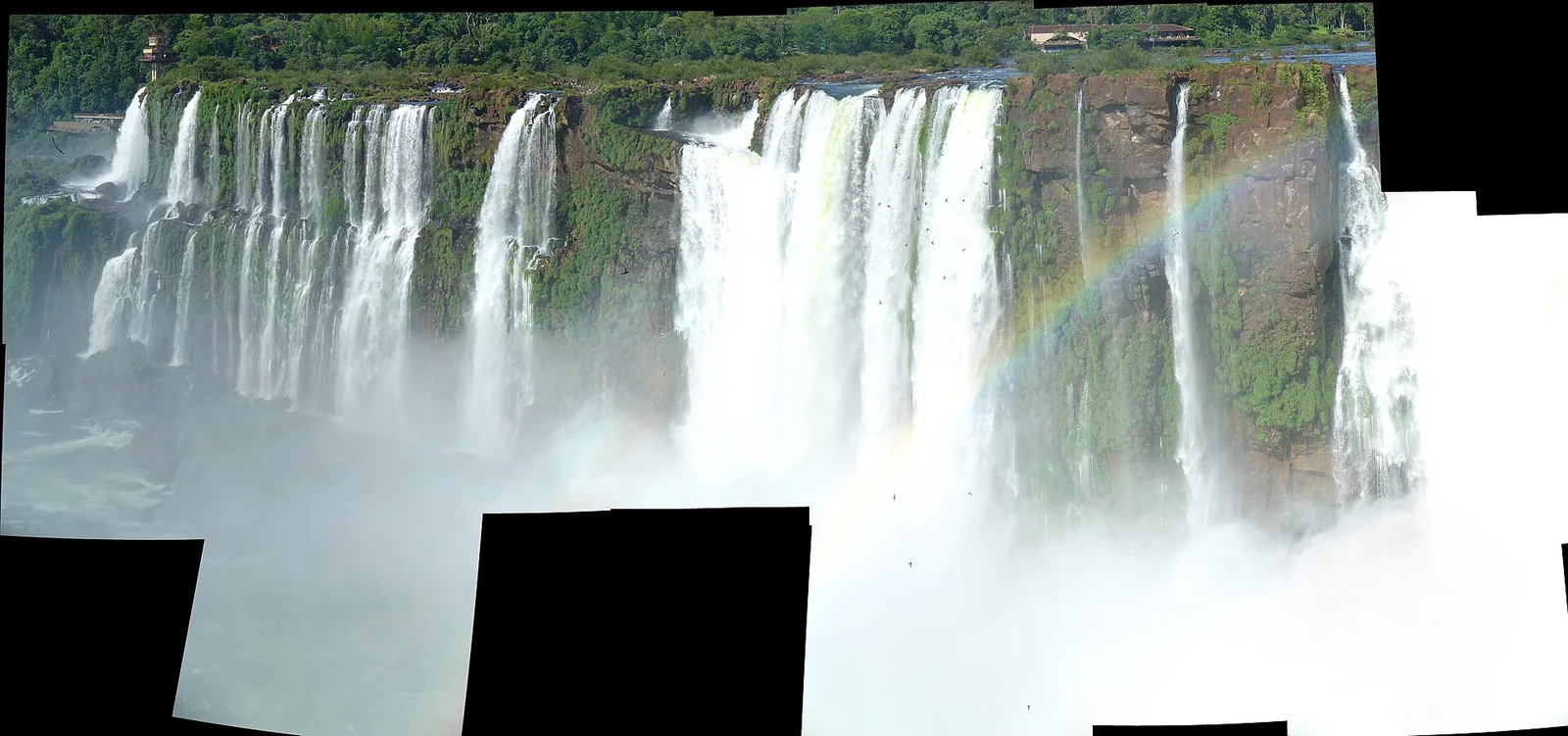 Slapovi Iguazú na meji med Brazilijo in Argentino