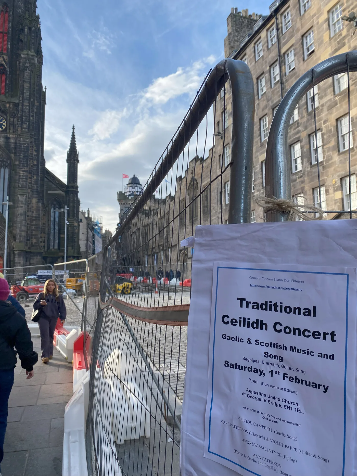 Royal Mile v Edinburgu