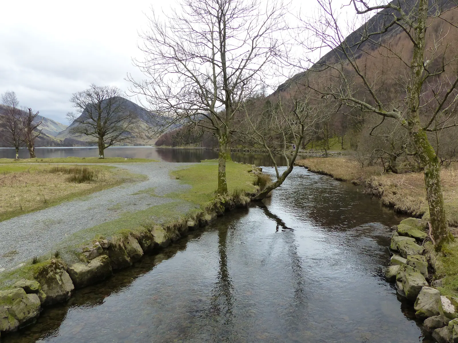 Jezero Buttermere v Lake Districtu