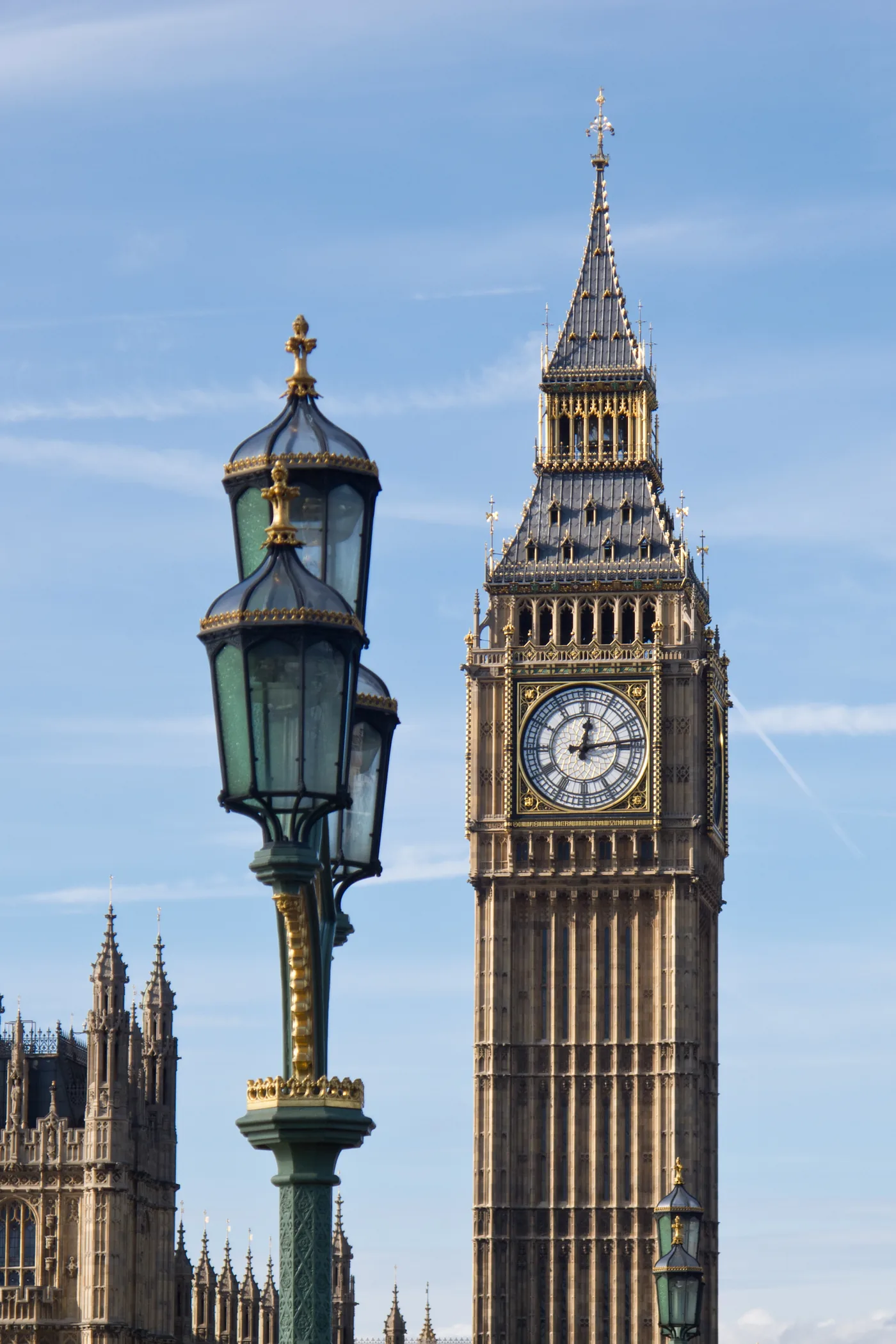 Big Ben in Westminster v Londonu
