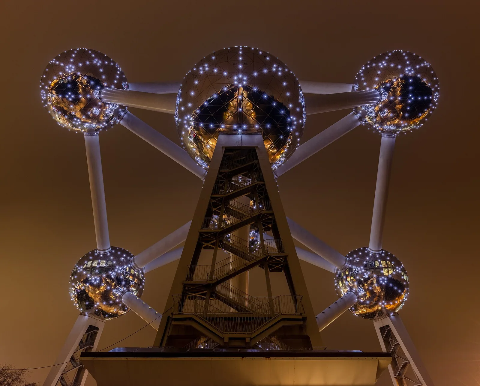 Atomium v parku Heysel