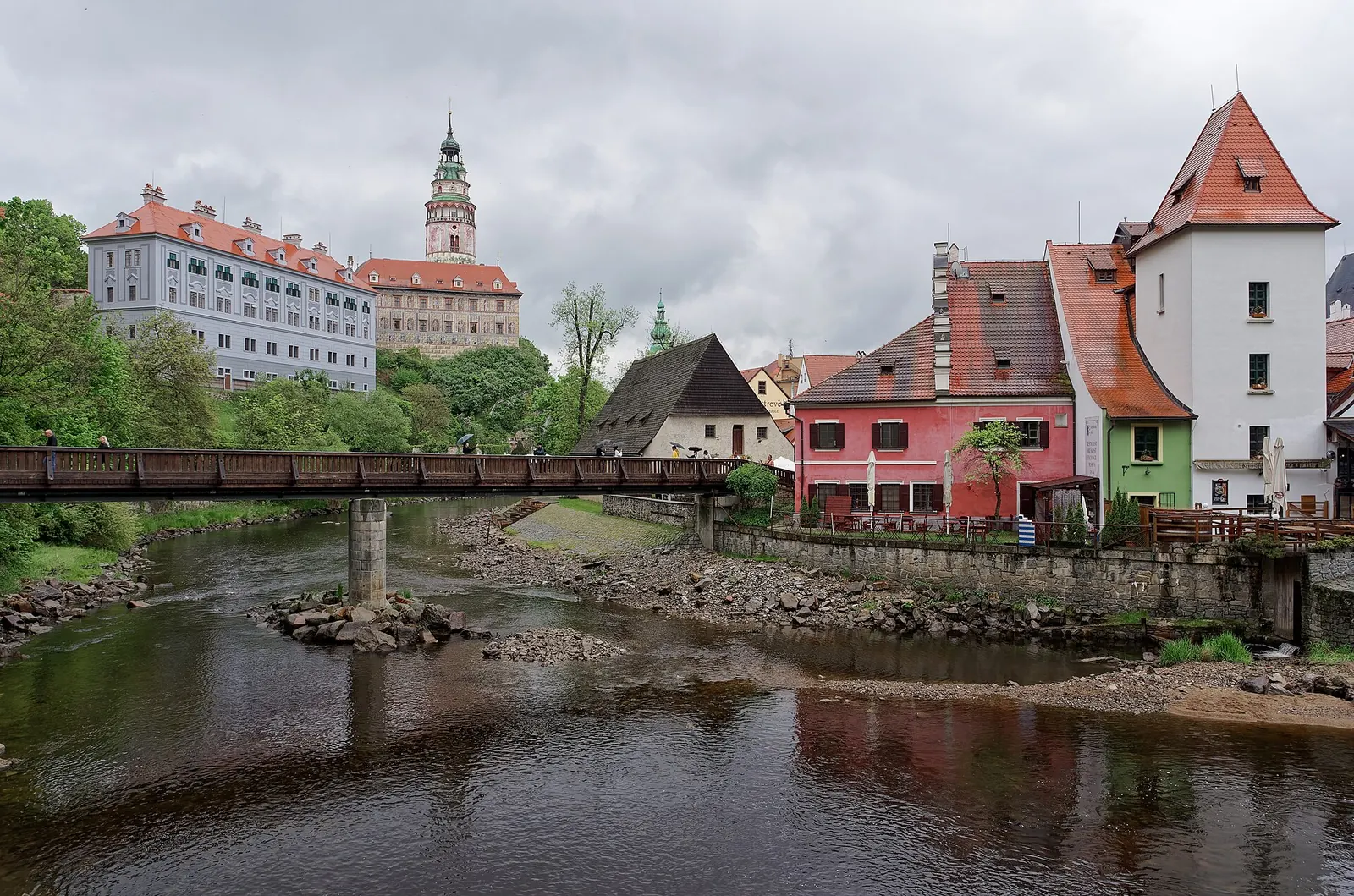 Český Krumlov ob reki Vltavi