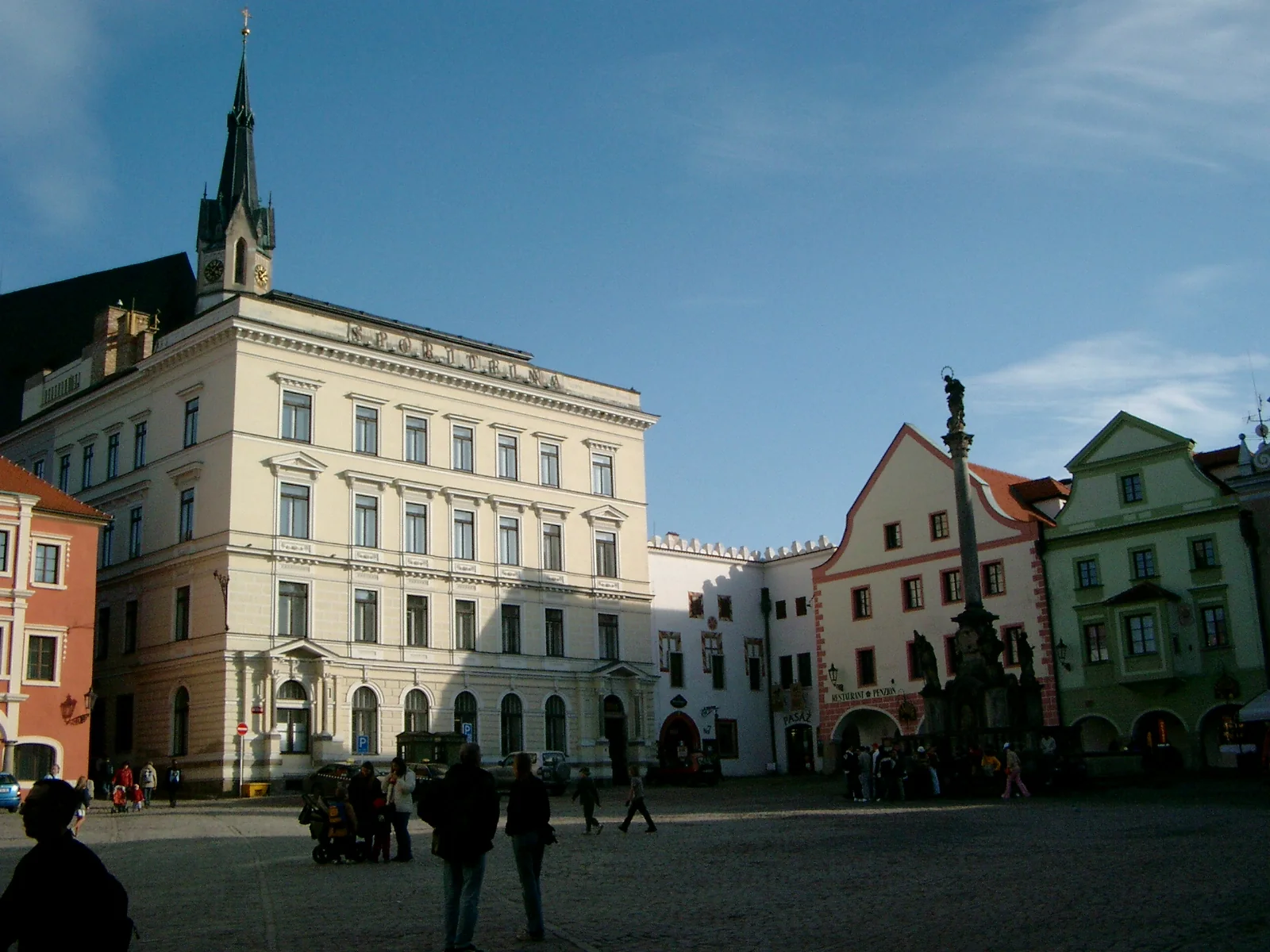 Stari mestni trg v Českem Krumlovu