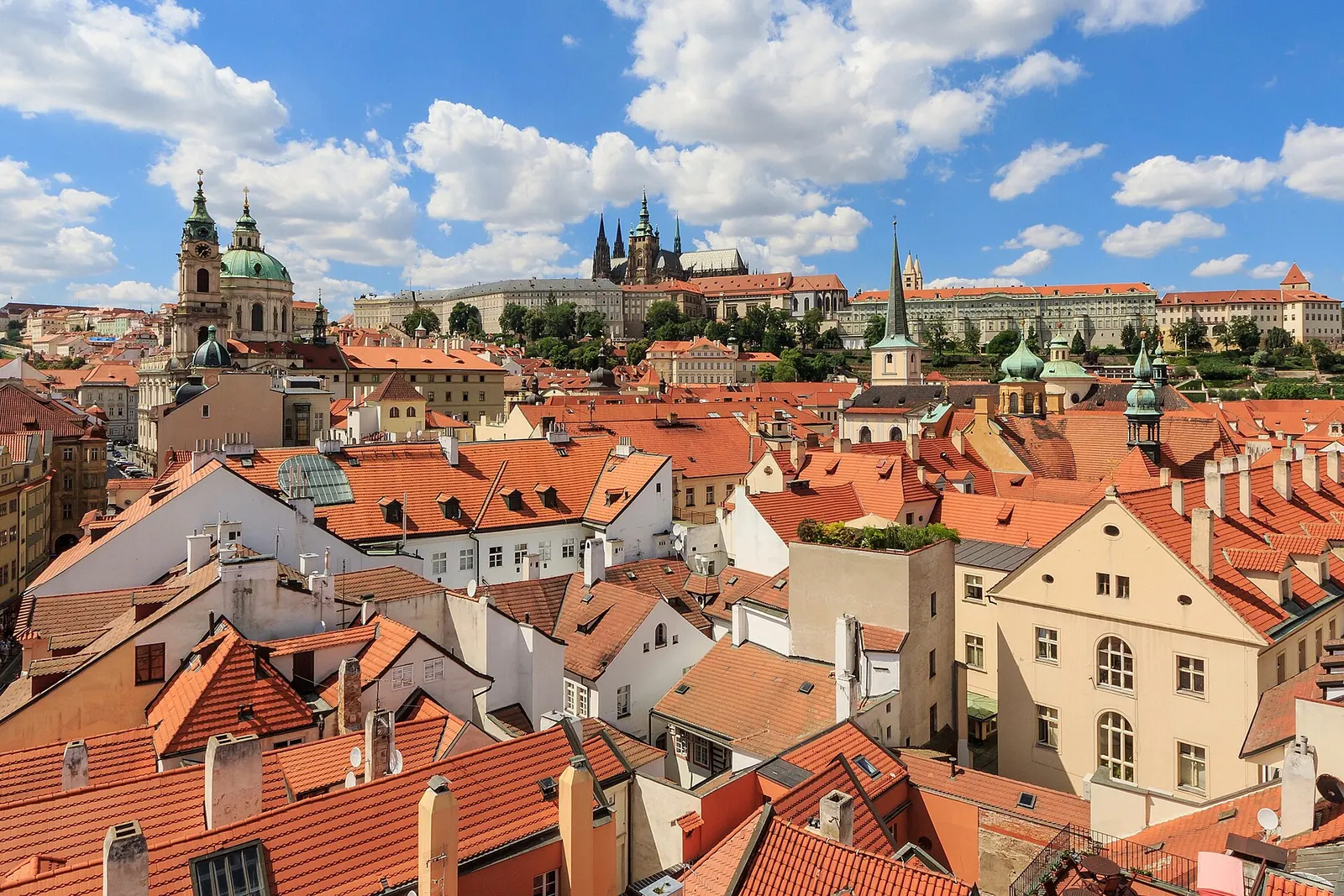 Pogled na Malo stran in Karlov most