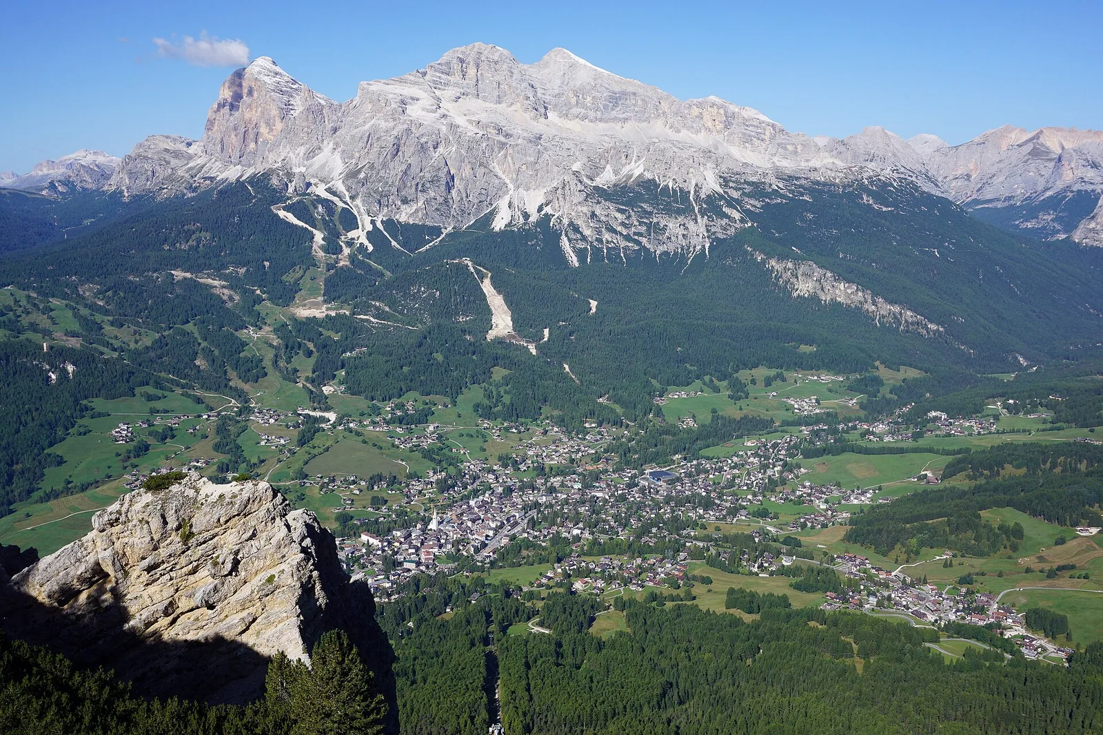 Pokrajina okoli Cortine d'Ampezzo