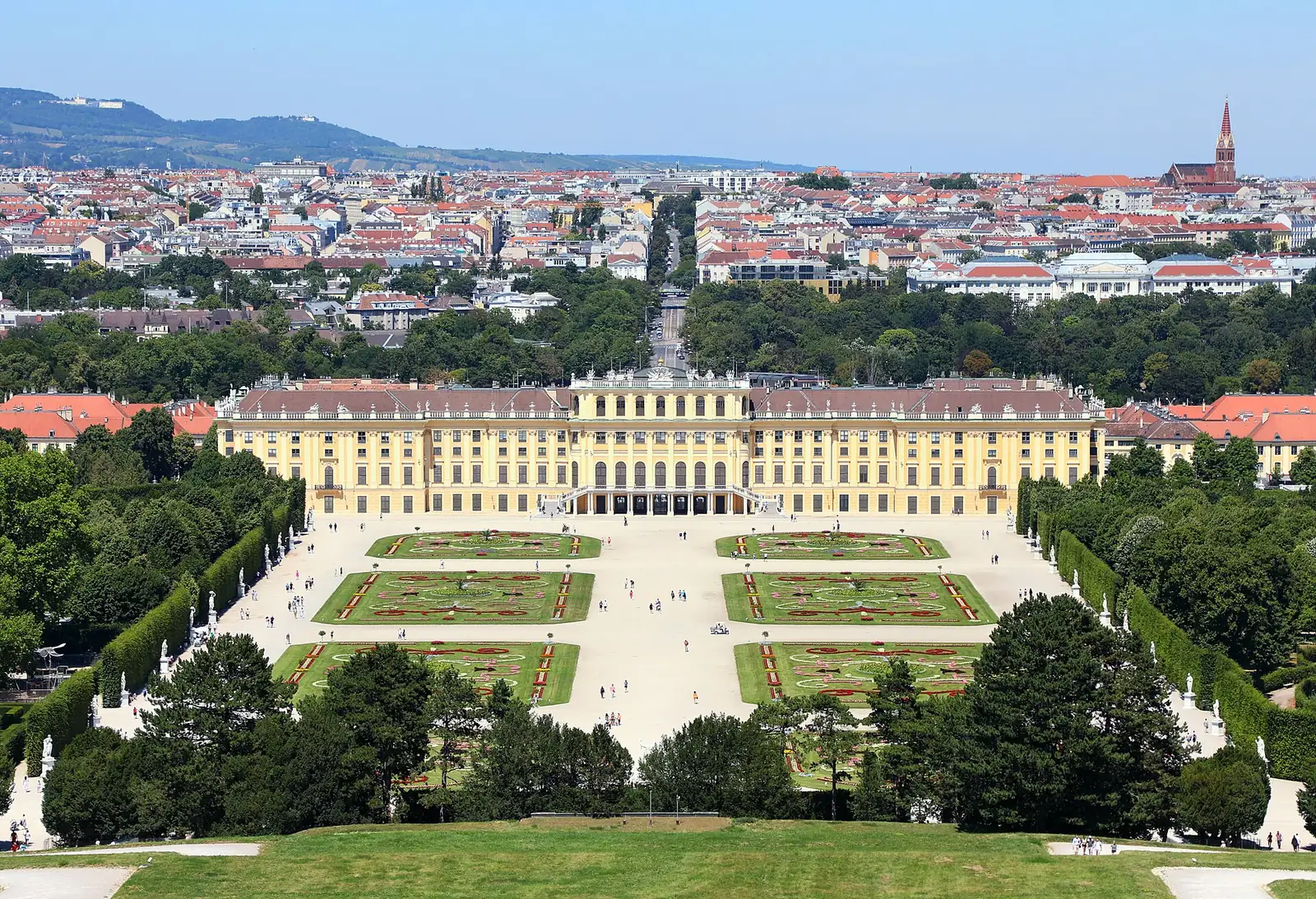 Palača Schönbrunn z vrtovi