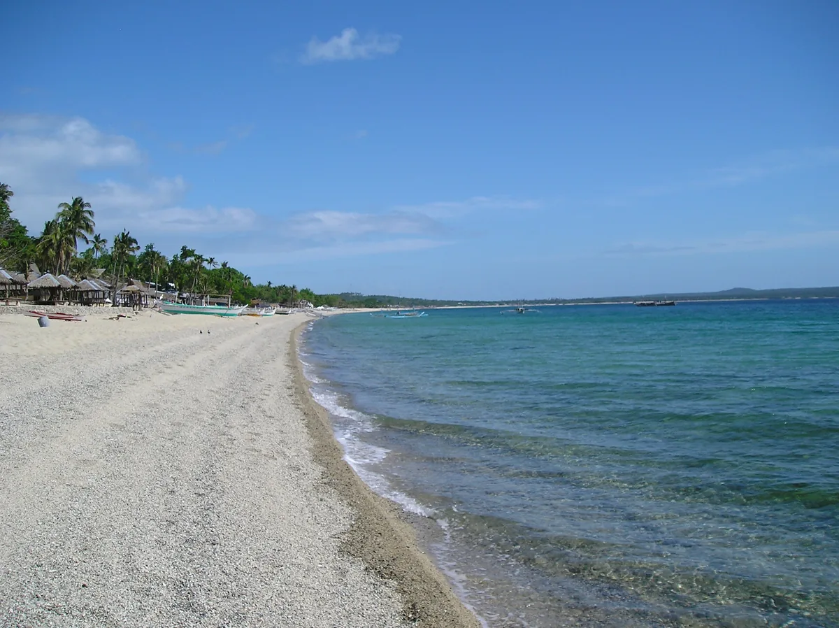 Plaža Laiya v pokrajini Batangas