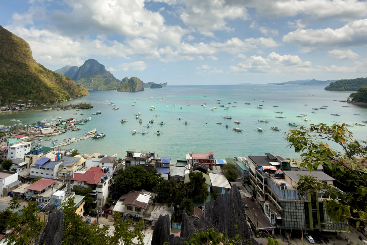 Pogled na El Nido s pečine Taraw