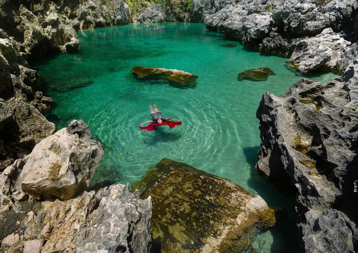 Laguna Tangke na otočju Gigantes