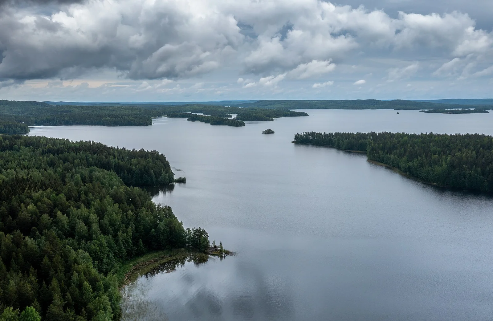 Jezero Päijänne v Finskem jezerskem območju