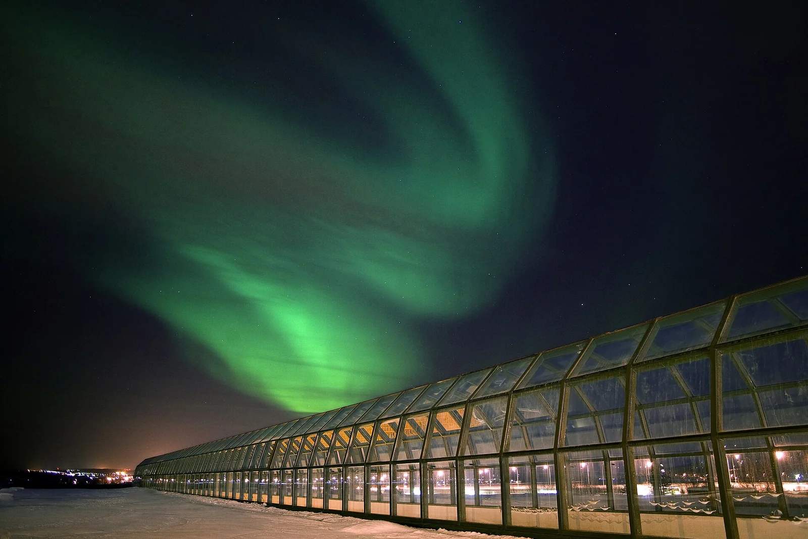 Polarni sij nad Rovaniemijem