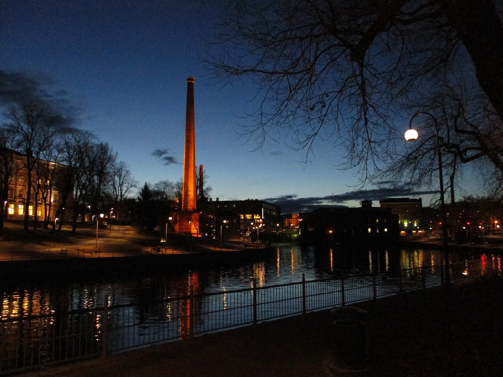 Brzice Tammerkoski v središču Tampereja
