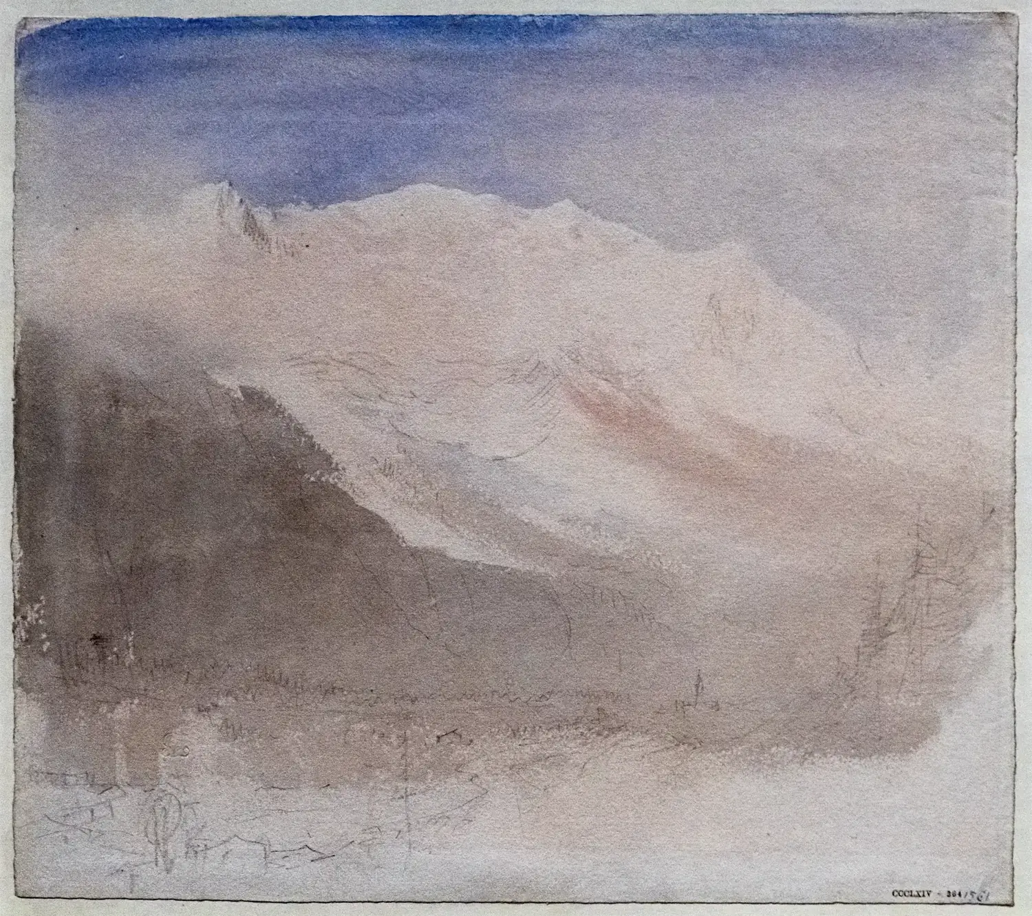Mont Blanc nad Chamonixom