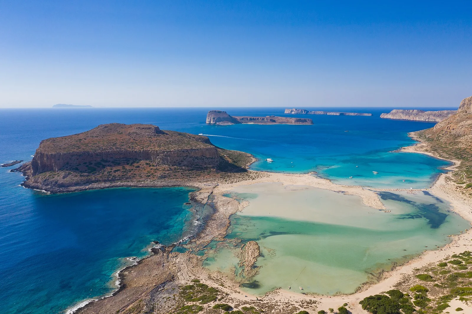 Laguna Balos na severozahodu Krete