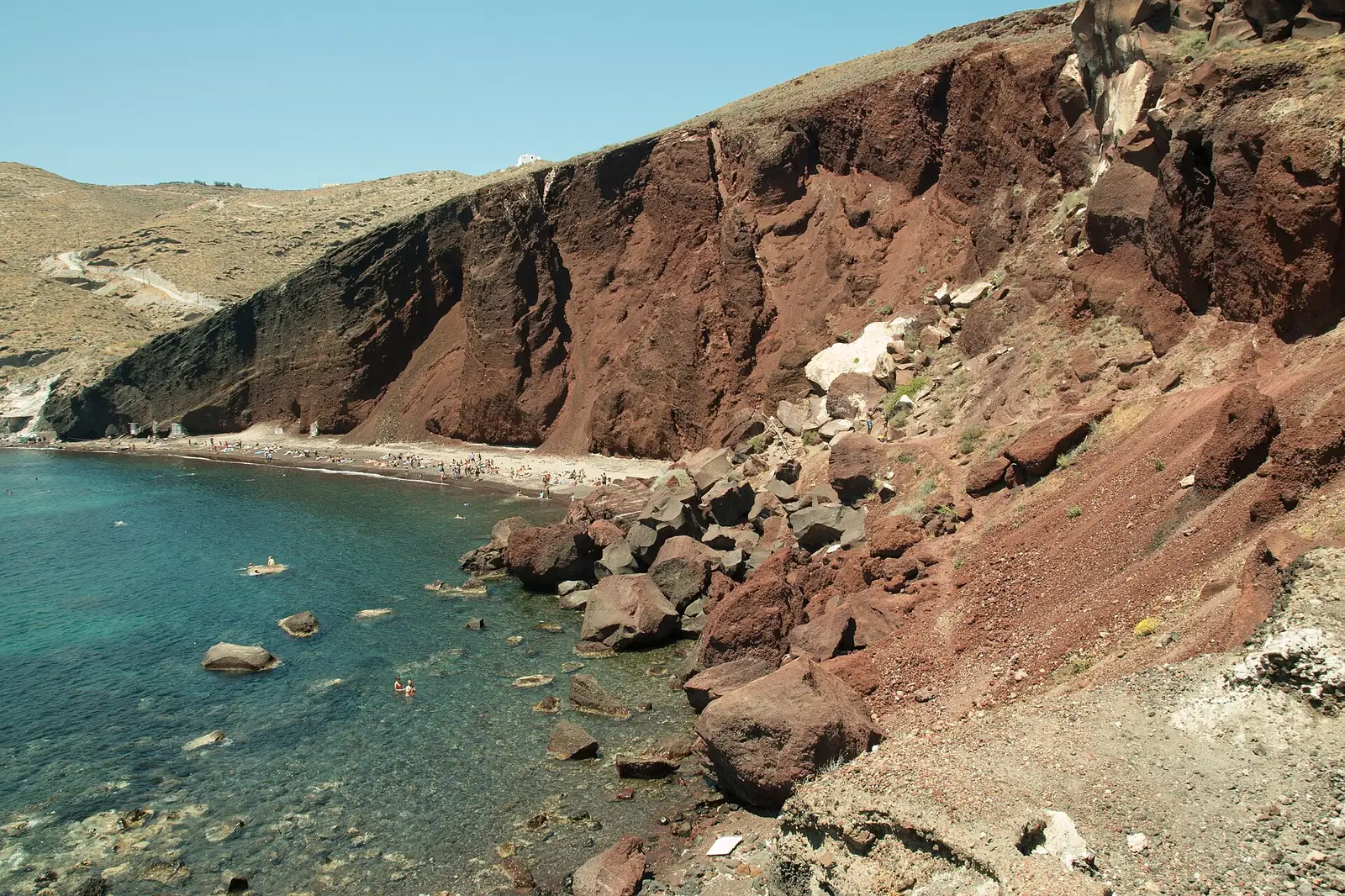 Rdeča plaža na Santoriniju