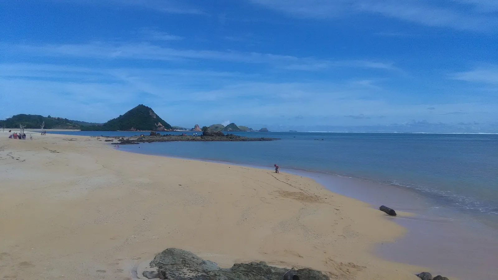 Plaža Kuta na južnem Lomboku