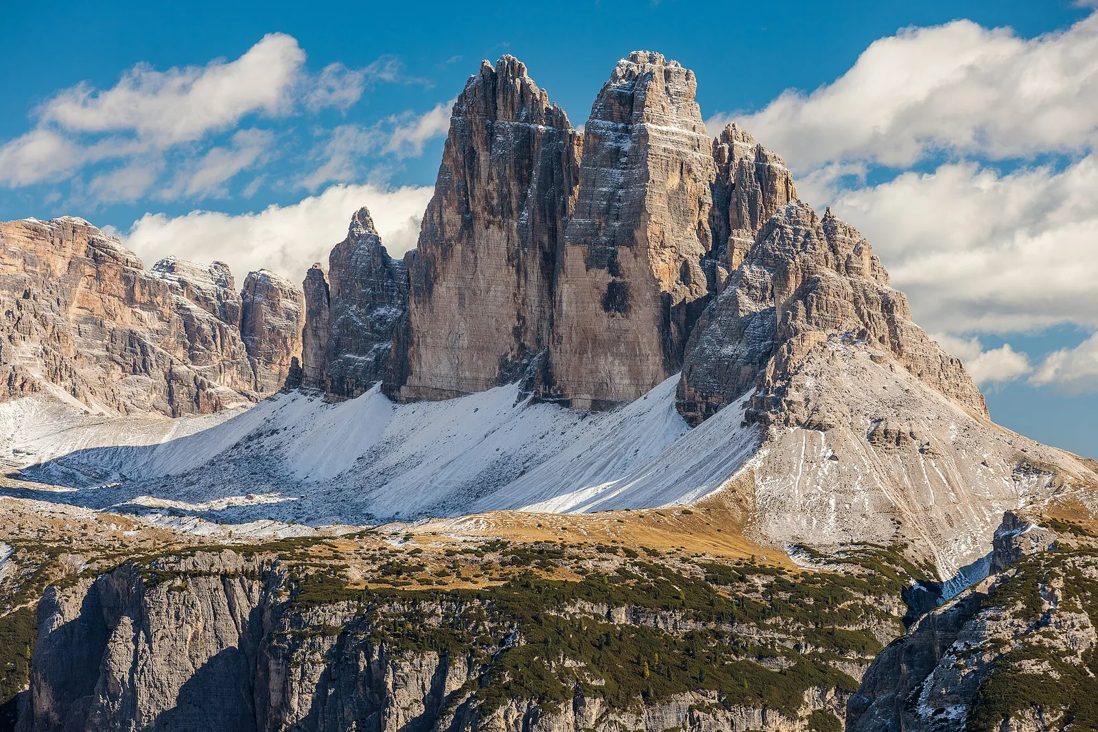 Tre Cime di Lavaredo v Dolomitih
