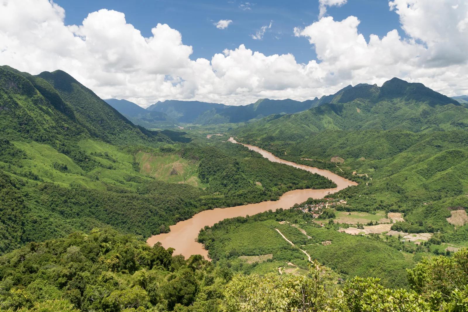 Reka Nam Ou pri Nong Khiawu