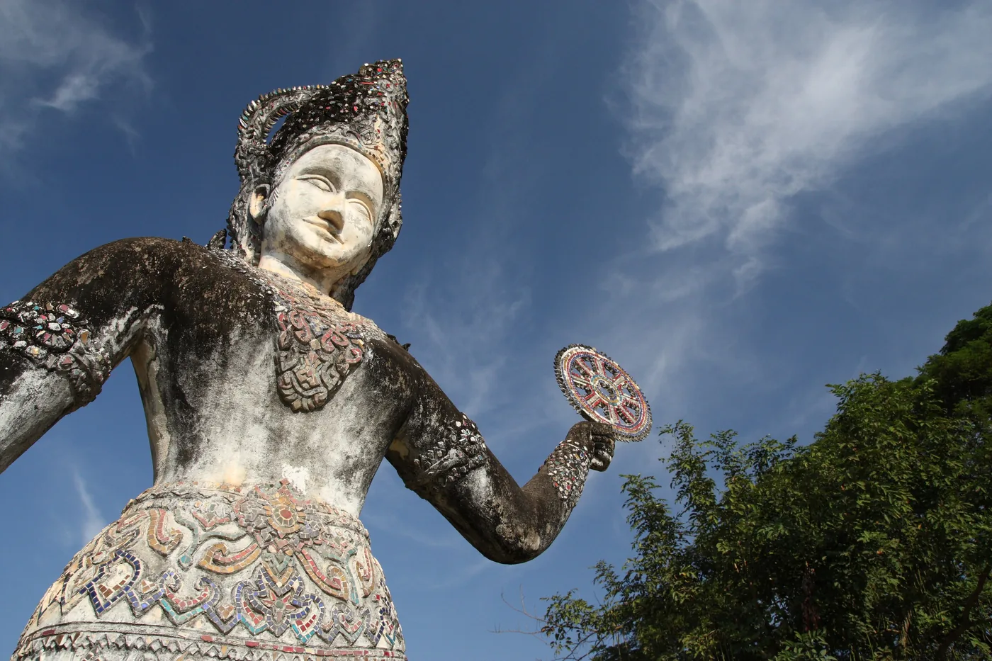 Skulpture v parku Buda (Xieng Khuan) pri Vientianu