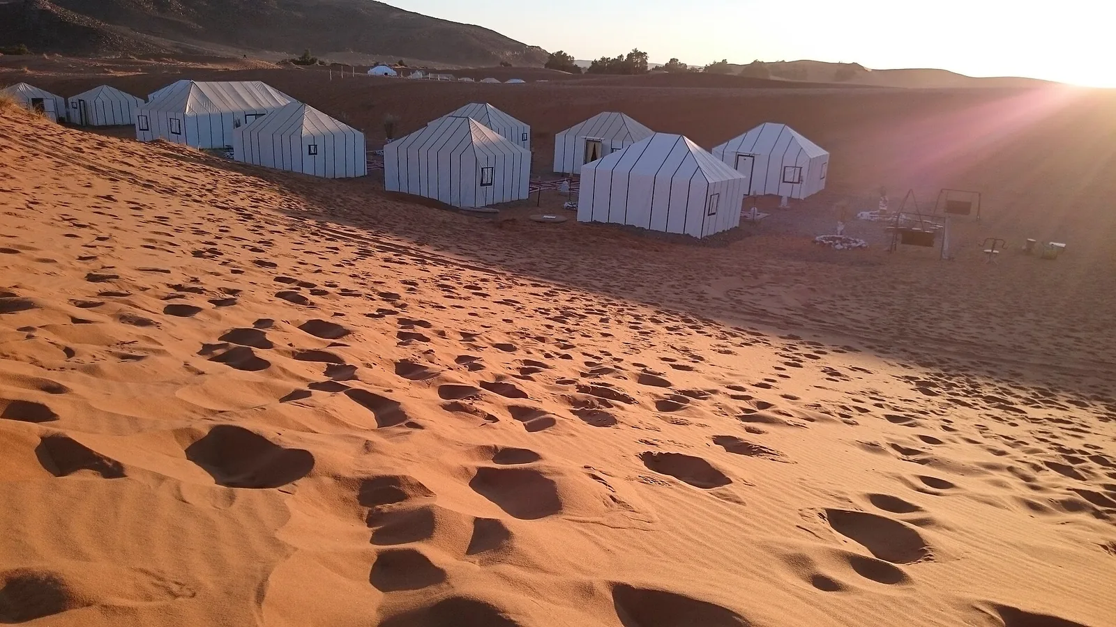 Puščavski tabor v Merzougi