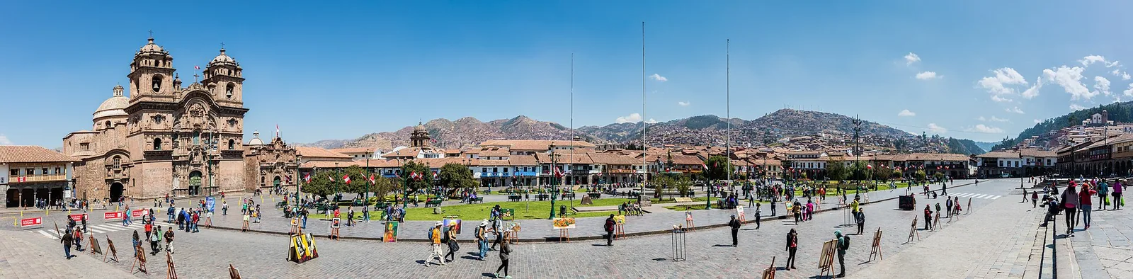 Trg Plaza de Armas v Cuscu