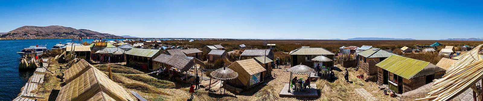 Plavajoči otoki Uros na jezeru Titicaca