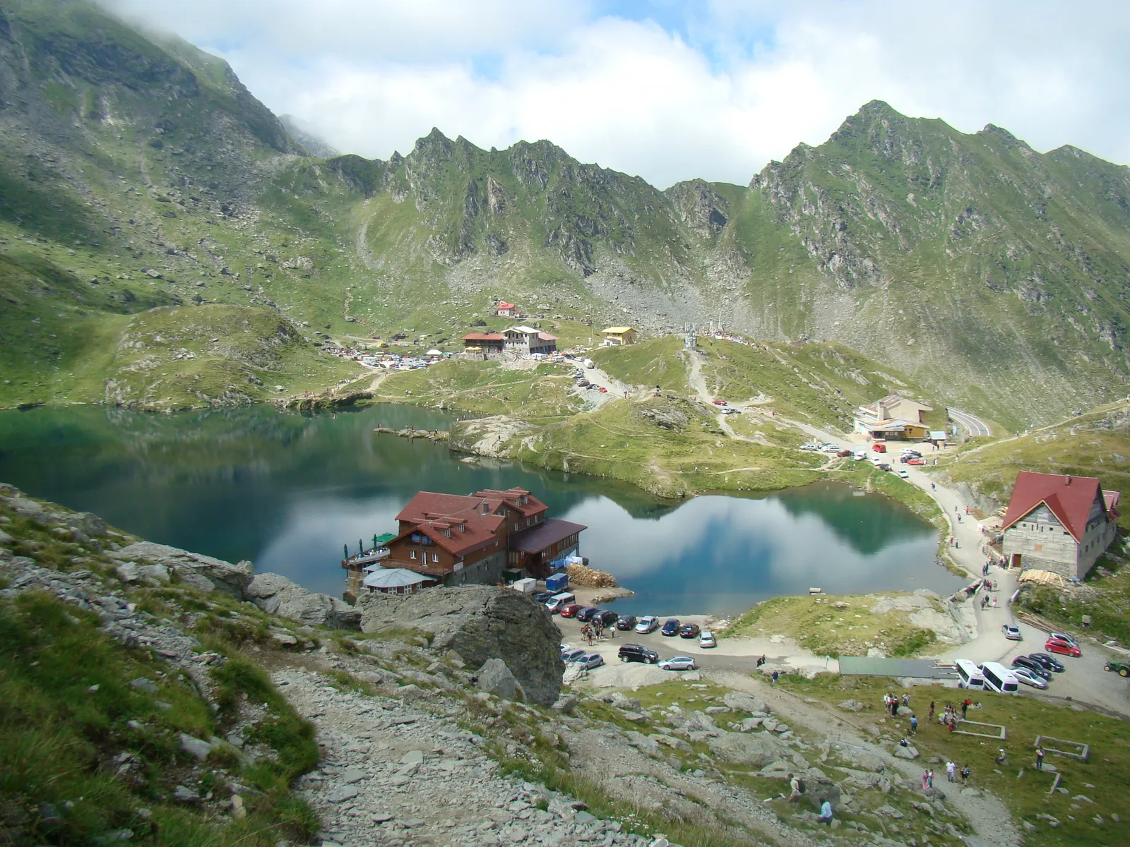 Jezero Bâlea na 2.034 metrih