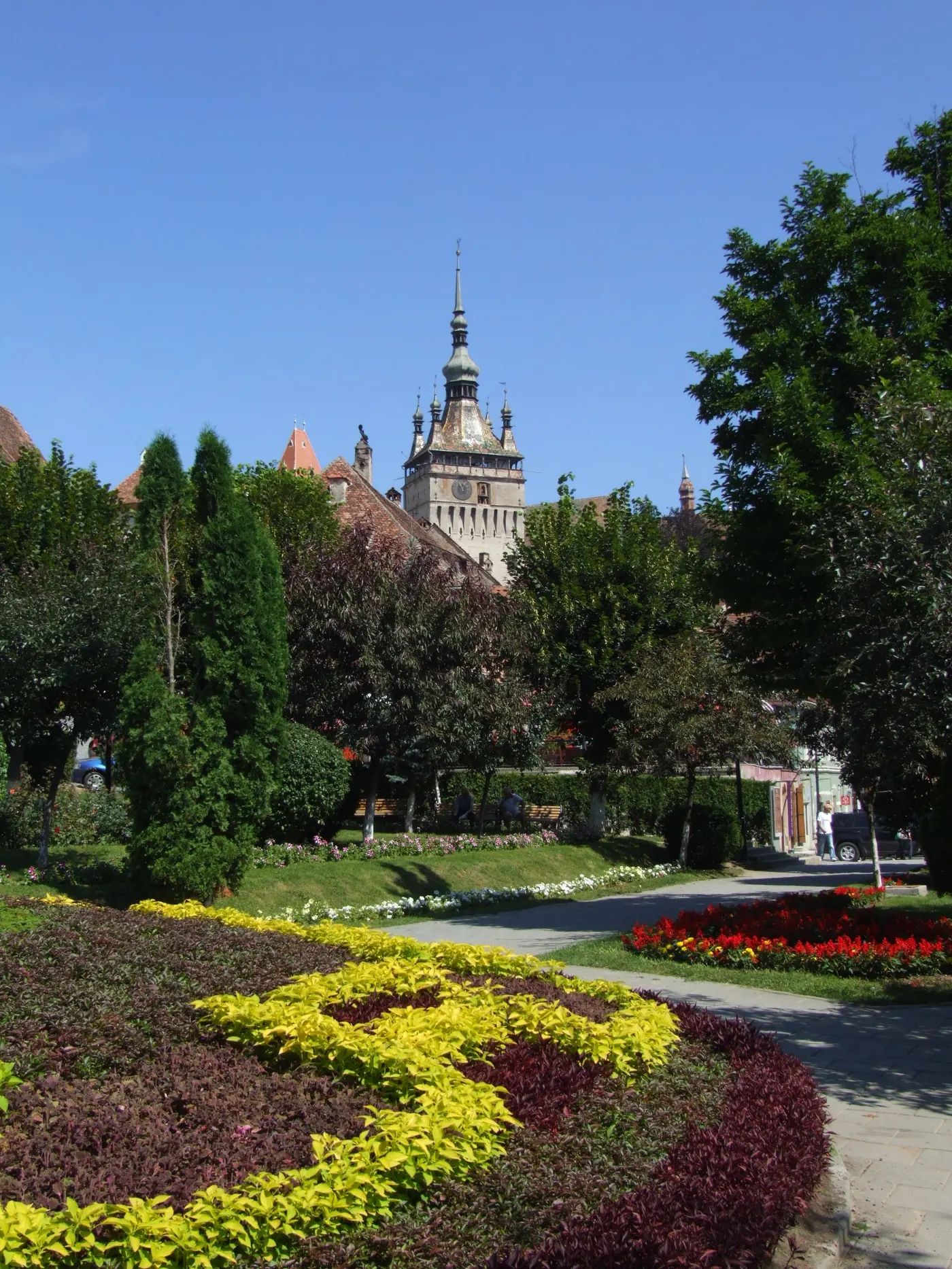 Stolp z uro v Sighișoari