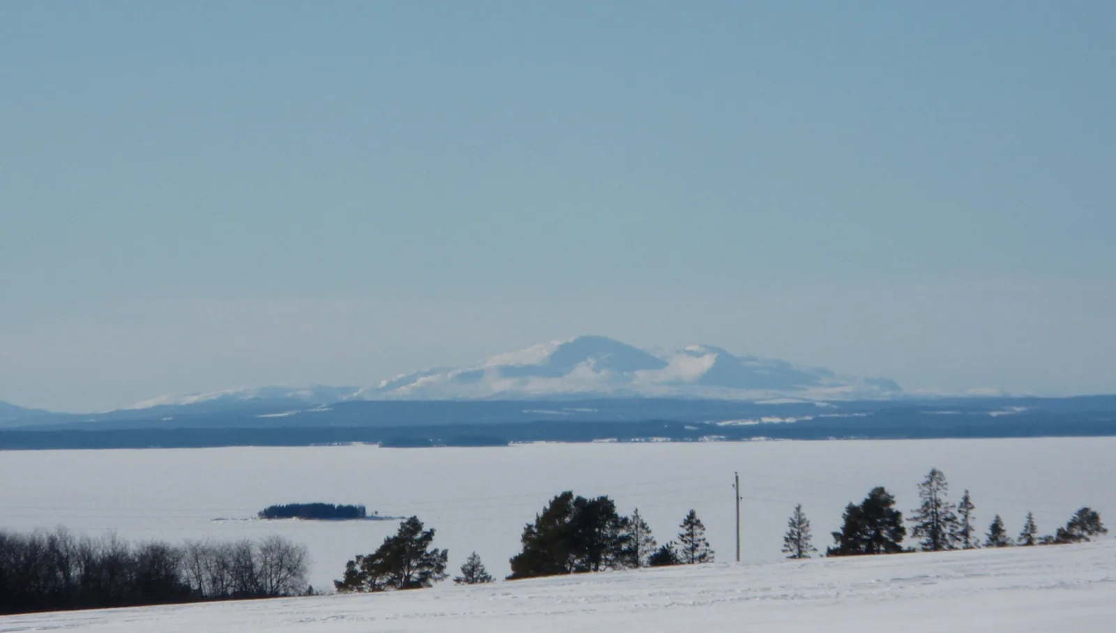 Jezero Storsjön pri Östersundu