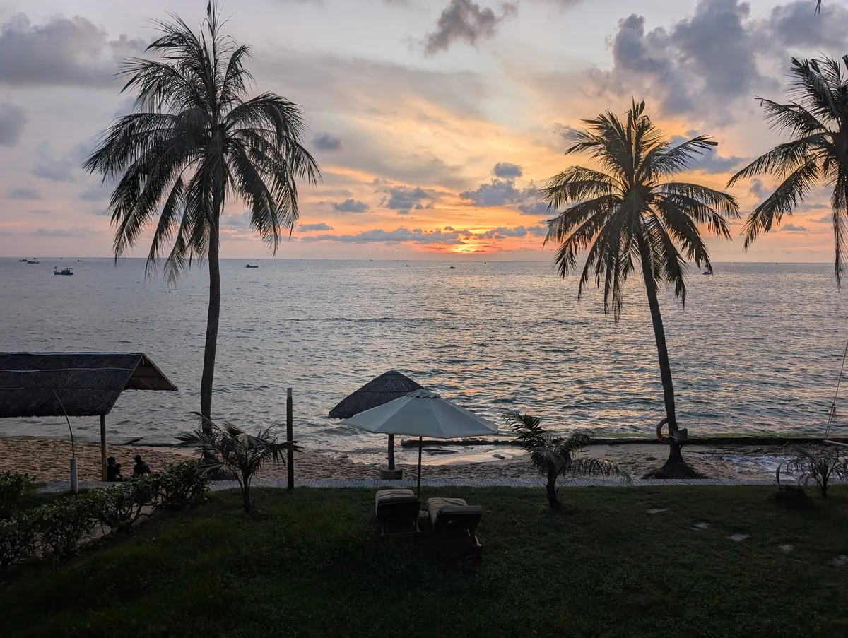 Sončni zahod na otoku Phu Quoc