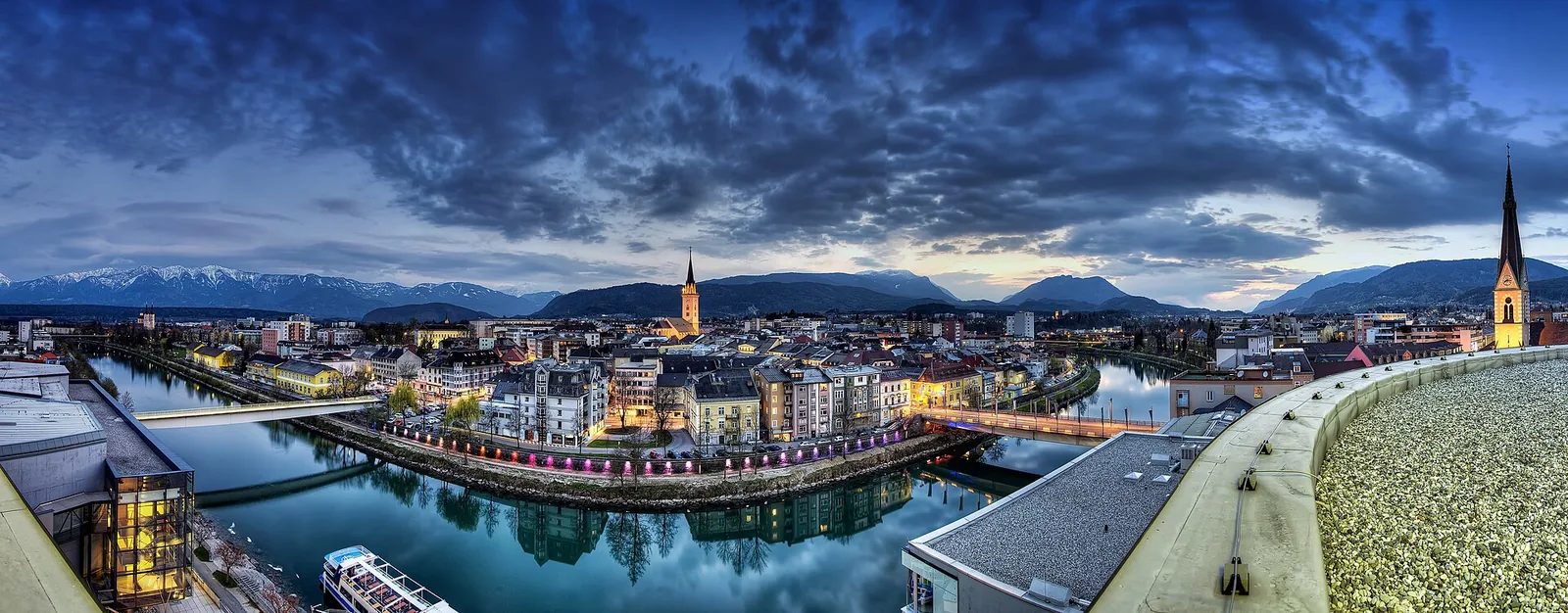 Villach (Beljak) ob reki Dravi